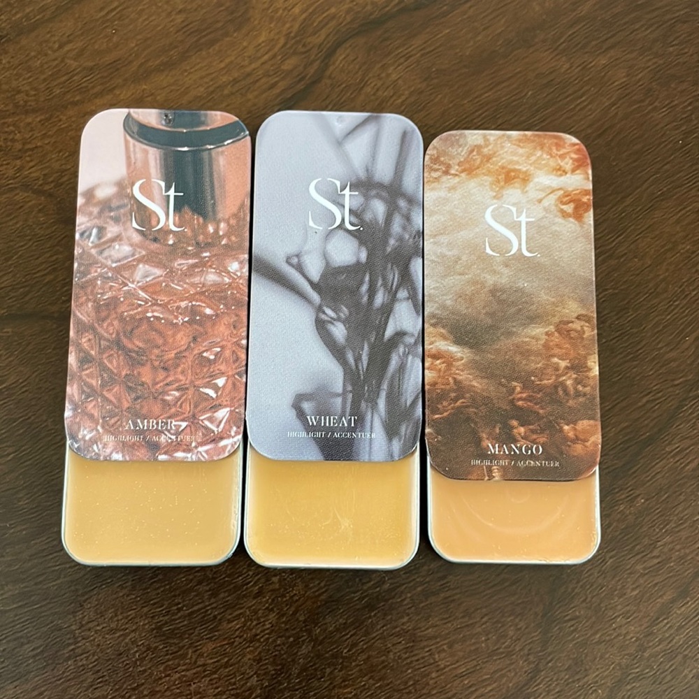 Seint Makeup Amber Wheat Mango Highlights